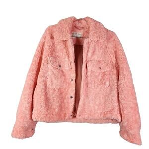 We The Free Teddy Swing Jacket  Melon Size M